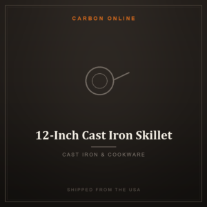 12-Inch Cast Iron Skillet - Cast Iron & Cookware