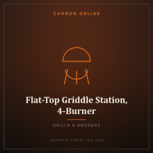 Flat-Top Griddle Station, 4-Burner - Grills & Smokers