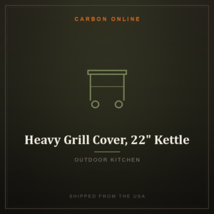 Heavy Grill Cover, 22" Kettle - Outdoor Kitchen