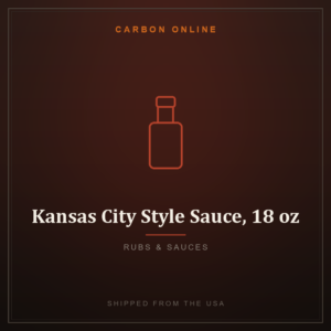 Kansas City Style Sauce, 18 oz - Rubs & Sauces