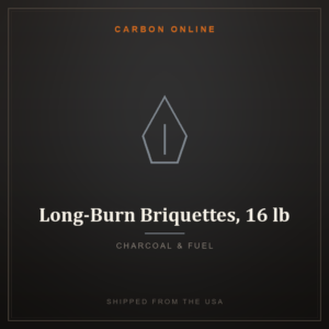 Long-Burn Briquettes, 16 lb - Charcoal & Fuel