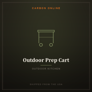 Outdoor Prep Cart - Outdoor Kitchen