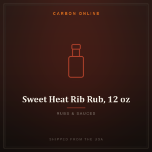 Sweet Heat Rib Rub, 12 oz - Rubs & Sauces